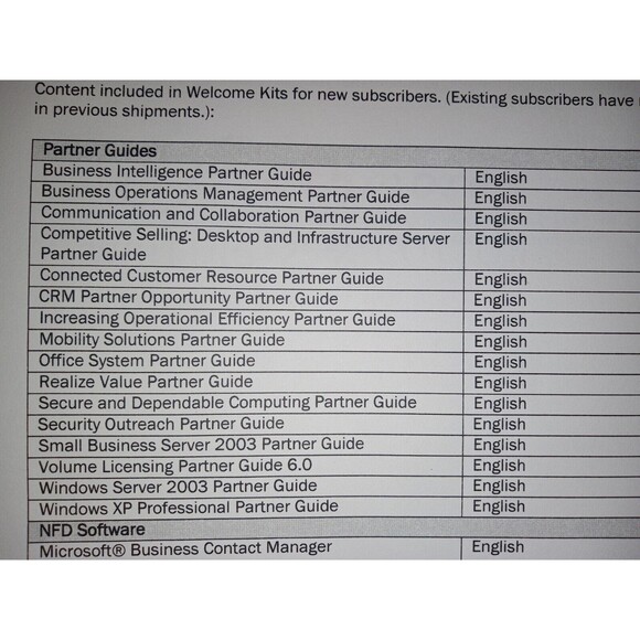 Microsoft Partner Guides 2004-2005 Complete Action Pack NEW! SQL OFFICE... - Picture 4 of 9